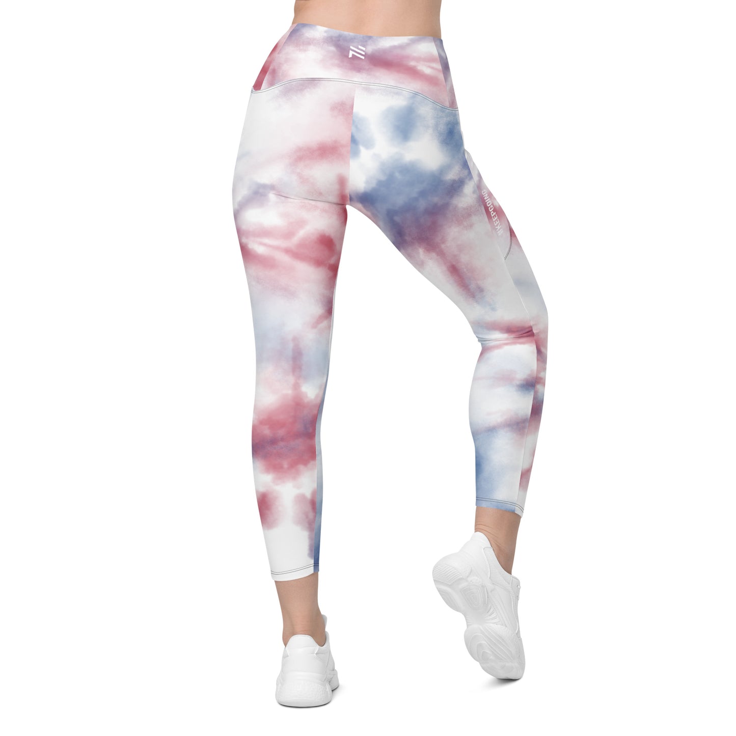 Sprial Color Leggings with pockets
