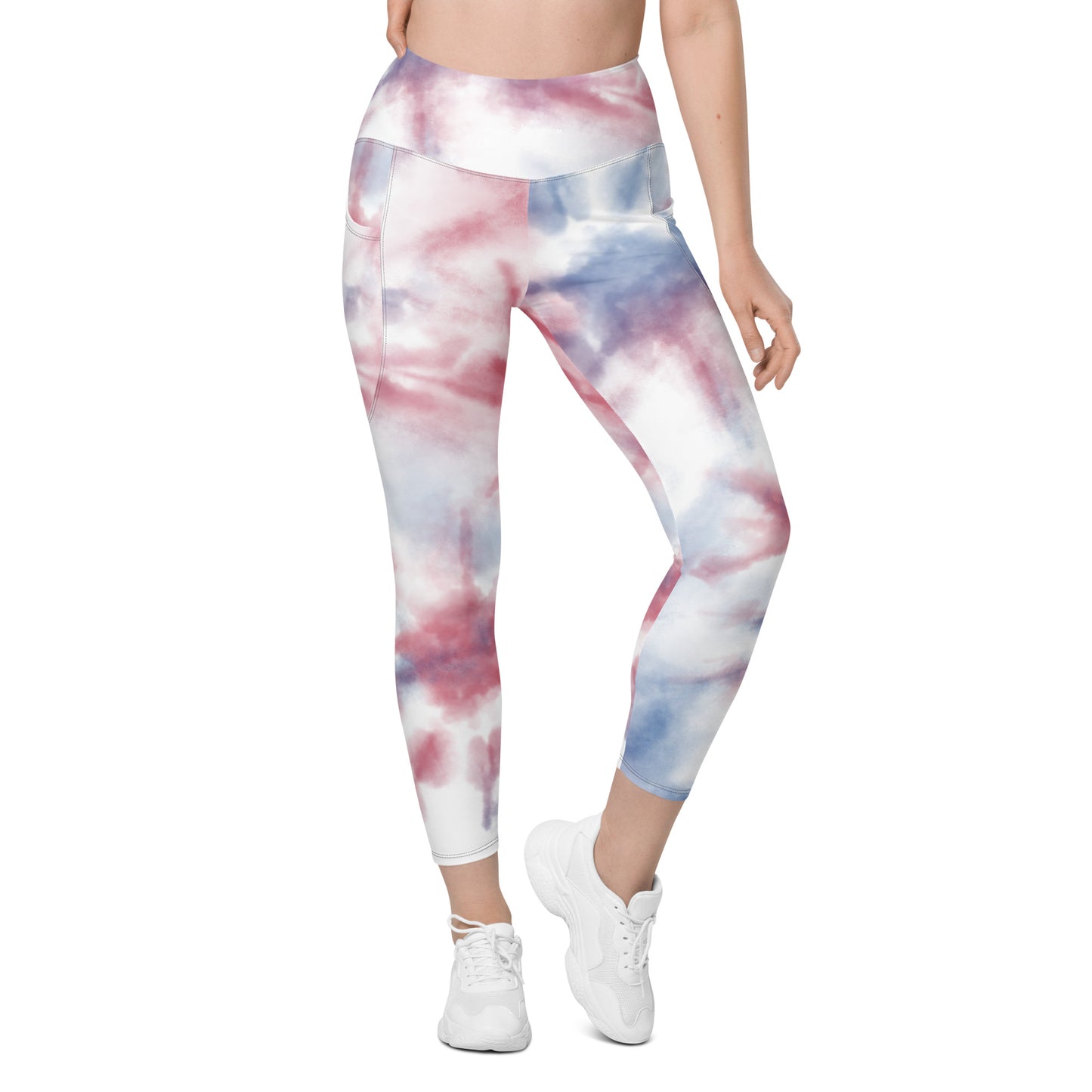 Sprial Color Leggings with pockets