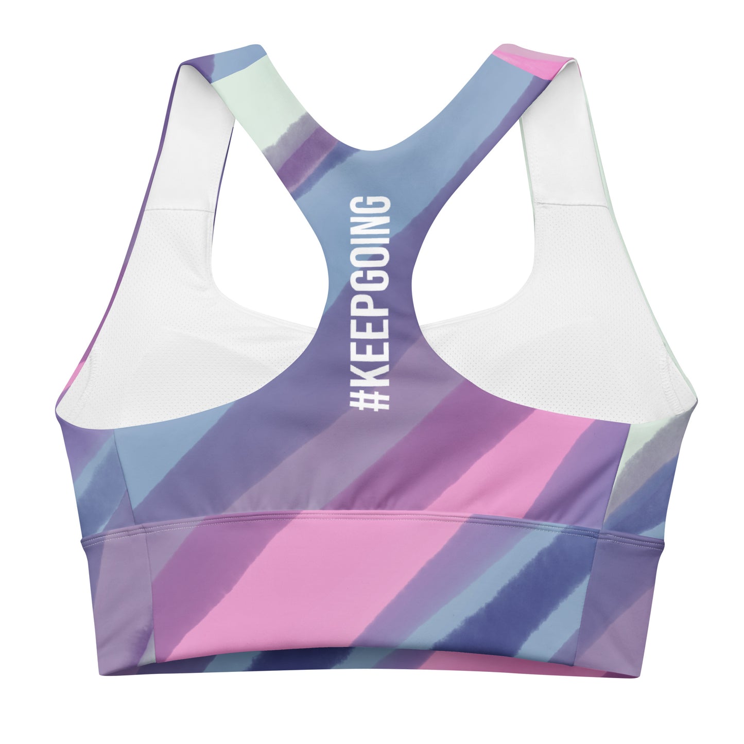 Longline sports bra Purple/Gry