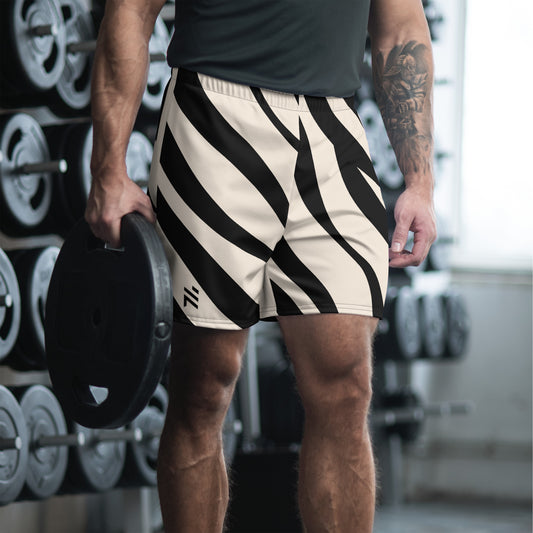 Men's Zebra Athletic Shorts