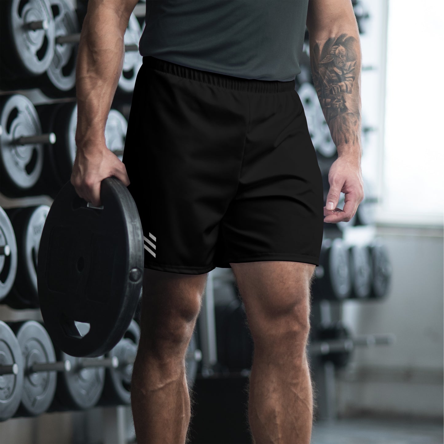 Men's Black Athletic Shorts