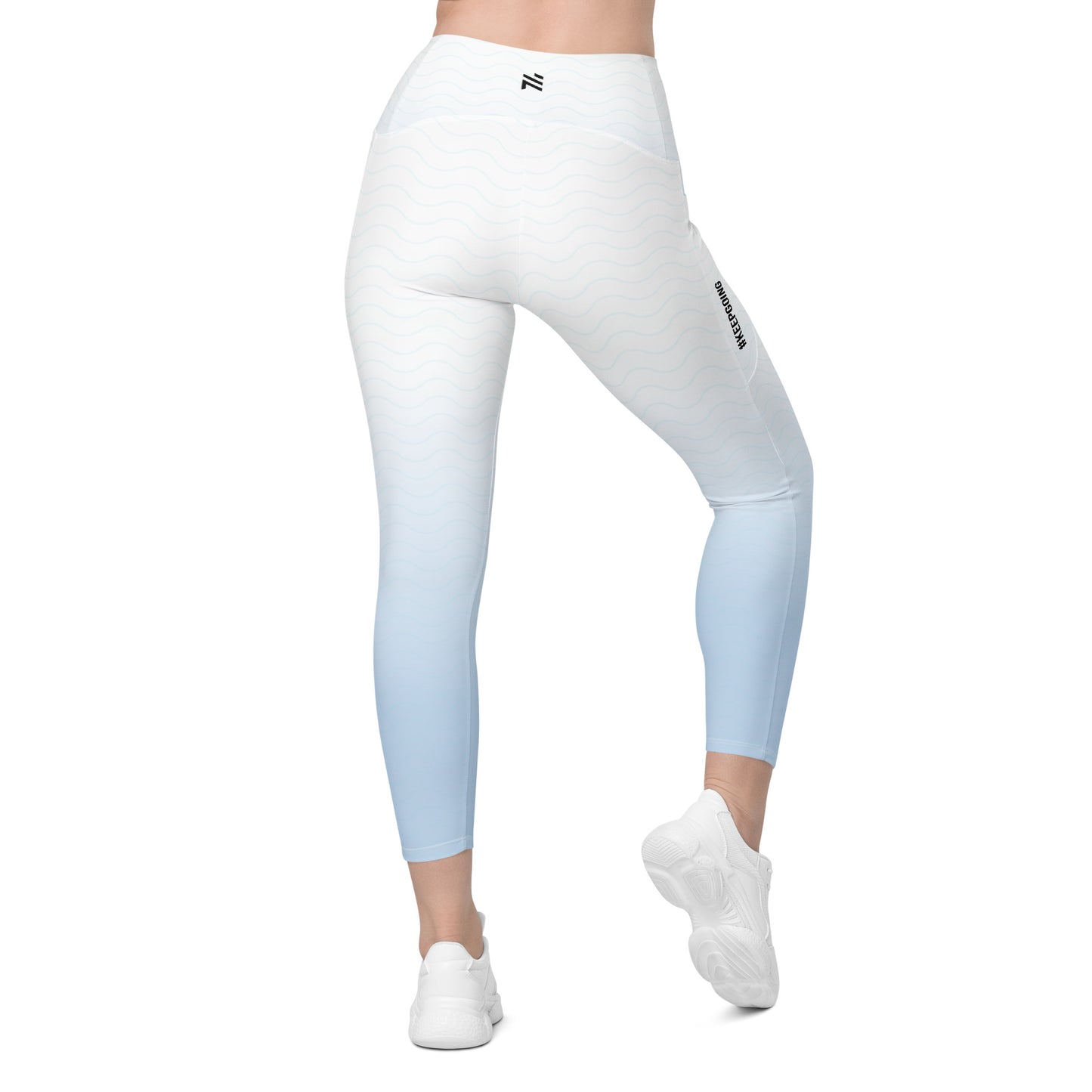 Sky blue Leggings with pockets