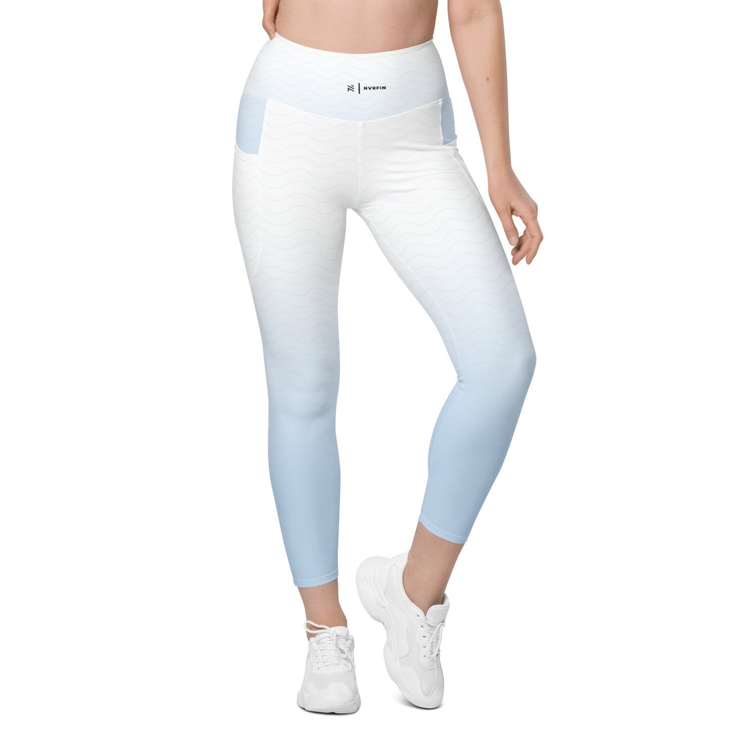 Sky blue Leggings with pockets