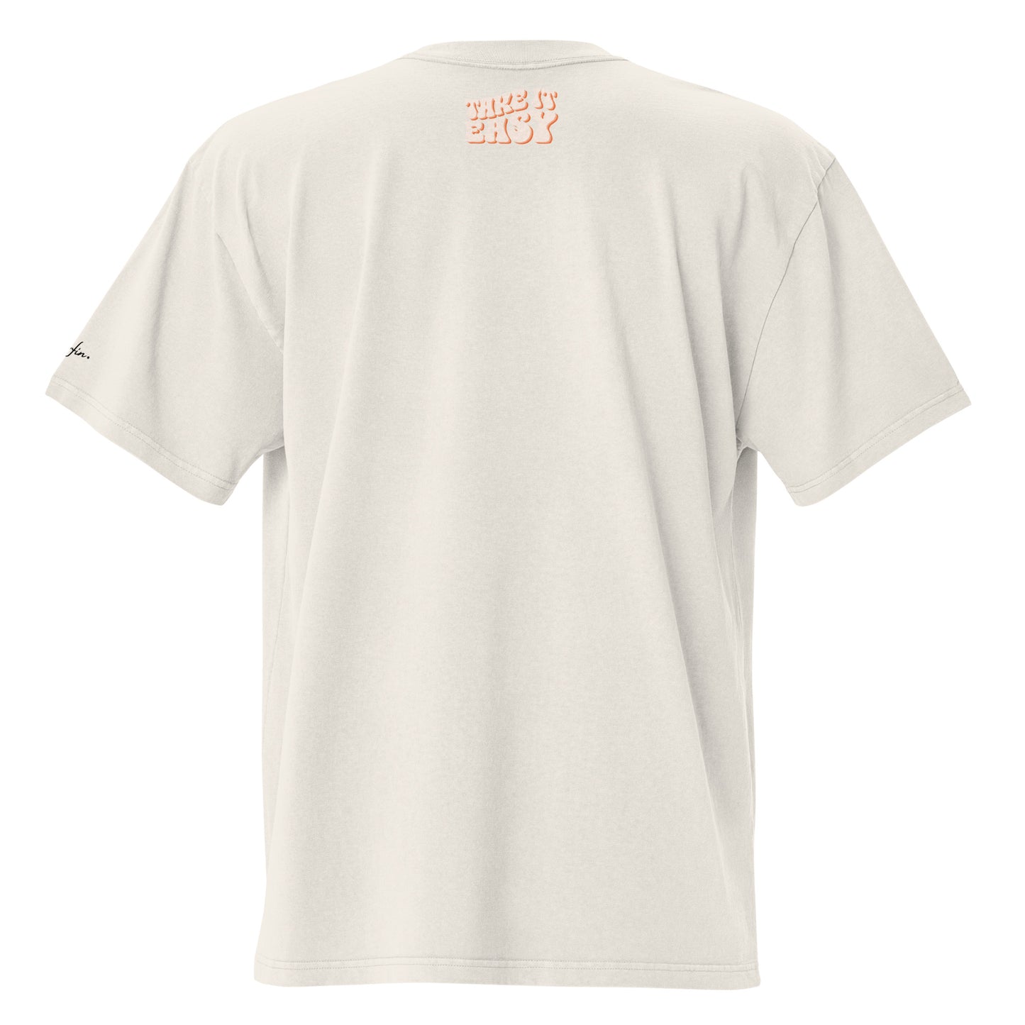 "Take It Easy" Oversized faded t-shirt